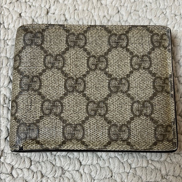 Gucci Other - Gucci Tan and Brown GG Pattern Wallet
